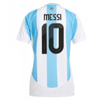 Maglie da calcio Argentina Lionel Messi #10 Prima Maglia Femminile Copa America 2024 Manica Corta